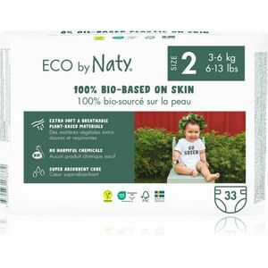 ECO by Naty Nappies Mini Size 2 jednorazové EKO plienky 3-6 kg 33 ks vyobraziť