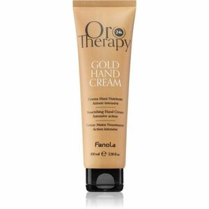 Fanola Oro Therapy Gold Hand Cream hydratačný a vyživujúci krém s 24karátovým zlatom 100 ml vyobraziť