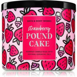 Bath & Body Works Strawberry Pound Cake vonná sviečka 411 g vyobraziť