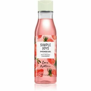 Oriflame Love Nature Simple Joys osviežujúci sprchový gél s vôňou jahôd Organic Strawberry 250 ml vyobraziť