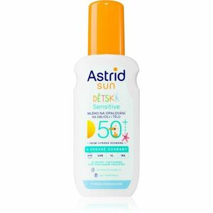 Astrid Sun Sensitive detské mlieko na opaľovanie SPF 50+ v spreji 150 ml vyobraziť