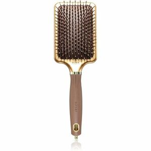 Olivia Garden Rectangular Paddle kefa pre jednoduché rozčesávanie vlasov Gold&Brown 1 ks vyobraziť