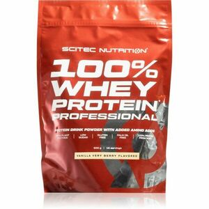 Scitec Nutrition 100% Whey Protein Professional srvátkový proteín s tráviacimi enzýmami príchuť Vanilla/ Forest Fruit 500 g vyobraziť
