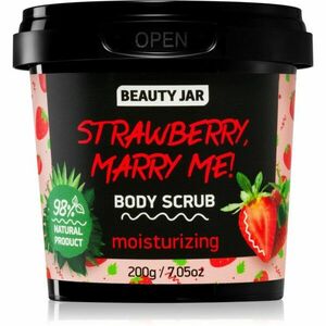 Beauty Jar Strawberry, Marry Me! hydratačný telový peeling 200 g vyobraziť