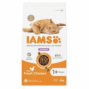 IAMS Cat Adult/Senior Hairball Chicken granule pre mačky 1 kus, Hmotnosť balenia (g): 10 kg vyobraziť