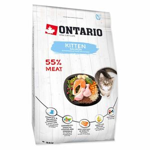 ONTARIO Kitten salmon granule pre mačky 2 kg vyobraziť