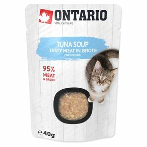 ONTARIO Polievka Kitten tuniak 40 g vyobraziť