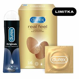 DUREX Real feel 16 kusov + Originals silicone lubrikačný gél 50 ml ZADARMO vyobraziť