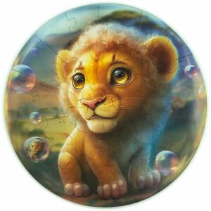 UNIDRAGON Drevené puzzle lion bubblezz vyobraziť