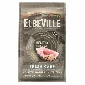 ELBEVILLE Healthy Skin and Coat Fresh Carp granule pre psov 1 kus, Hmotnosť balenia (g): 1, 4 kg vyobraziť