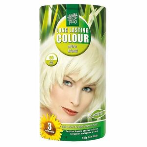 HENNA PLUS Prírodná farba na vlasy 00 Ultra blond zosvetľujúca 140 ml vyobraziť
