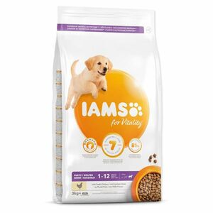 IAMS Dog Puppy Large Chicken granule pre psov 1 kus, Hmotnosť balenia (g): 3 kg vyobraziť