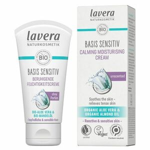 LAVERA Basis Sensitiv upokojujúci hydratačný krém bez parfumácie 50 ml vyobraziť