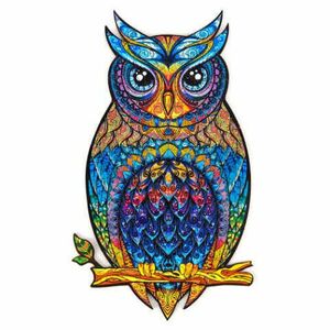 UNIDRAGON Dřevěné puzzle charming owl velikost M vyobraziť