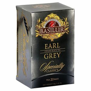BASILUR Specialty Earl Grey čierny čaj 25 sáčkov vyobraziť