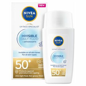 NIVEA Sun Pleťový krém Specialist Invisible Daily Fluid OF 50+ 40 ml vyobraziť