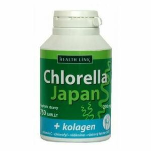 Health Link Chlorella Japan + kolagén 750 tabliet vyobraziť