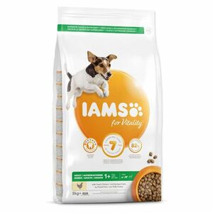 IAMS Dog Adult Small & Medium Chicken granule pre psov 1 kus, Hmotnosť balenia (g): 12 kg vyobraziť