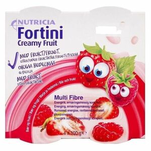 FORTINI Creamy fruit multi fibre červené ovocie 4 x 100 g vyobraziť