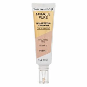 MAX FACTOR Miracle Pure SPF30 Skin-Improving Foundation 40 Light Ivory make-up 30 ml vyobraziť