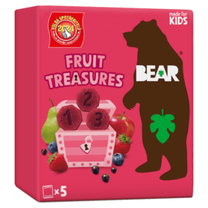 BEAR Fruit treasures berry jahoda a čučoriedka 5 x 20 g vyobraziť