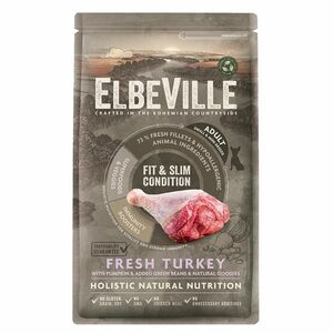 ELBEVILLE Fit and Slim Condition Fresh Turkey granule pre psov 1 kus, Hmotnosť balenia (g): 1, 4 kg vyobraziť