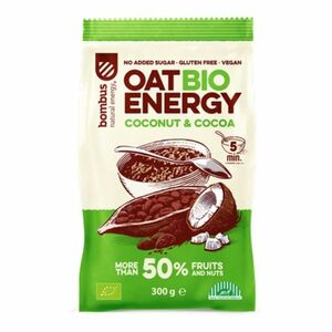 BOMBUS Oat energy coconut & cocoa ovsená kaša 65 g BIO vyobraziť
