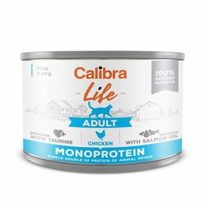 CALIBRA Life konzerva Adult Chicken pro kočky 200 g vyobraziť