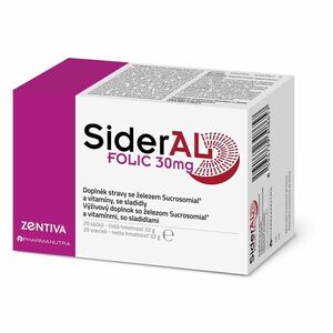 SIDERAL Folic 30 mg 20 vrecúšok vyobraziť