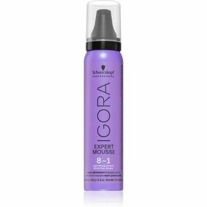 Schwarzkopf Professional IGORA Expert Mousse farbiaca pena na vlasy odtieň 8-1 Light Blonde Cendré 100 ml vyobraziť