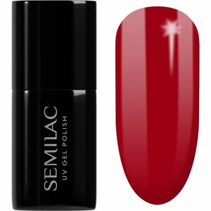 Semilac UV Hybrid Hottie gélový lak na nechty odtieň 027 Intense Red 7 ml vyobraziť