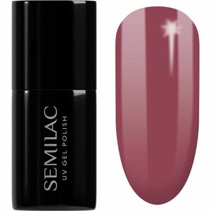 Semilac UV Hybrid Allure gélový lak na nechty odtieň 005 Berry Nude 7 ml vyobraziť