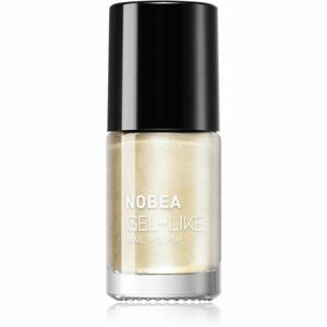 NOBEA Metal Gel-like Nail Polish lak na nechty s gélovým efektom odtieň Pearl #N17 6 ml vyobraziť