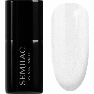 Semilac UV Hybrid Black & White gélový lak na nechty odtieň 091 Glitter Milk 7 ml vyobraziť