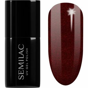 Semilac UV Hybrid X-Mass gélový lak na nechty odtieň 306 Divine Red 7 ml vyobraziť