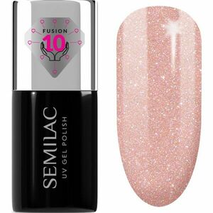 Semilac UV Hybrid Extend Care 5in1 gélový lak na nechty s vyživujúcim účinkom odtieň 804 Glitter Soft Beige 7 ml vyobraziť