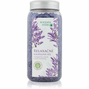 Bohemia Gifts & Cosmetics Bohemia Herbs Lavender soľ do kúpeľa 900 g vyobraziť