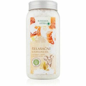 Bohemia Gifts & Cosmetics Bohemia Herbs Honey & Goat Milk soľ do kúpeľa 900 ml vyobraziť