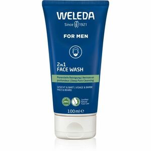 Weleda For Men 2v1 čistiaci gél na tvár a fúzy 100 ml vyobraziť