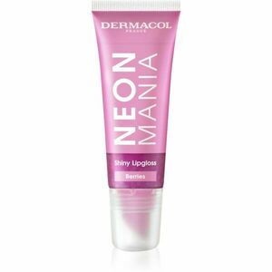 Dermacol Neon Mania lesk na pery v tube odtieň Berries 10 ml vyobraziť