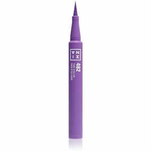 3INA The Color Pen Eyeliner Mini očné linky vo fixe odtieň 482 - Purple 0, 6 ml vyobraziť