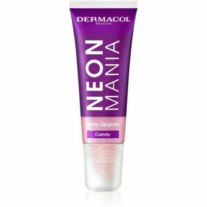 Dermacol Neon Mania lesk na pery v tube odtieň Candy 10 ml vyobraziť