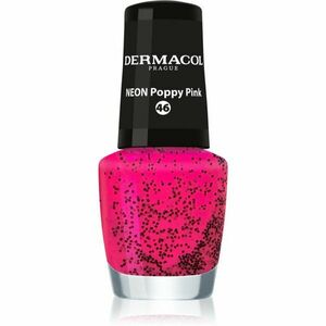 Dermacol Neon neónový lak na nechty odtieň 46 Poppy Pink 5 ml vyobraziť