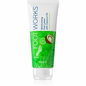 Avon Foot Works Coconut Oil hydratačné mlieko na nohy 75 ml vyobraziť