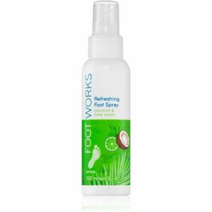 Avon Foot Works Coconut Oil sprej na nohy s osviežujúcim účinkom 100 ml vyobraziť