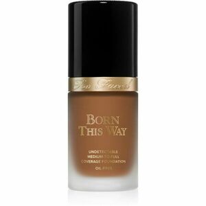 Too Faced Born This Way Flawless Coverage Natural Finish Foundation krycí make-up pre prirodzený vzhľad odtieň Chestnut 30 ml vyobraziť