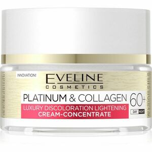 Eveline Cosmetics Platinum & Collagen denný a nočný protivráskový krém 60+ 50 ml vyobraziť