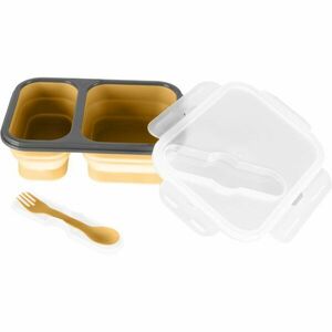 Zopa Silicone Lunch Box Large jedálenská sada Mustard Yellow 21x15 cm 1 ks vyobraziť