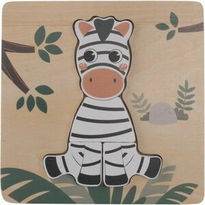 Zopa Wooden Puzzle Small puzzle z dreva Zebra 1 ks vyobraziť