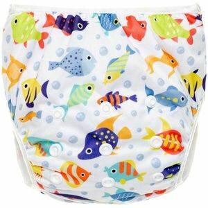 T-TOMI Diaper Swimwear Blue Fish prateľné plienkové plavky 5 - 15 kg 1 ks vyobraziť